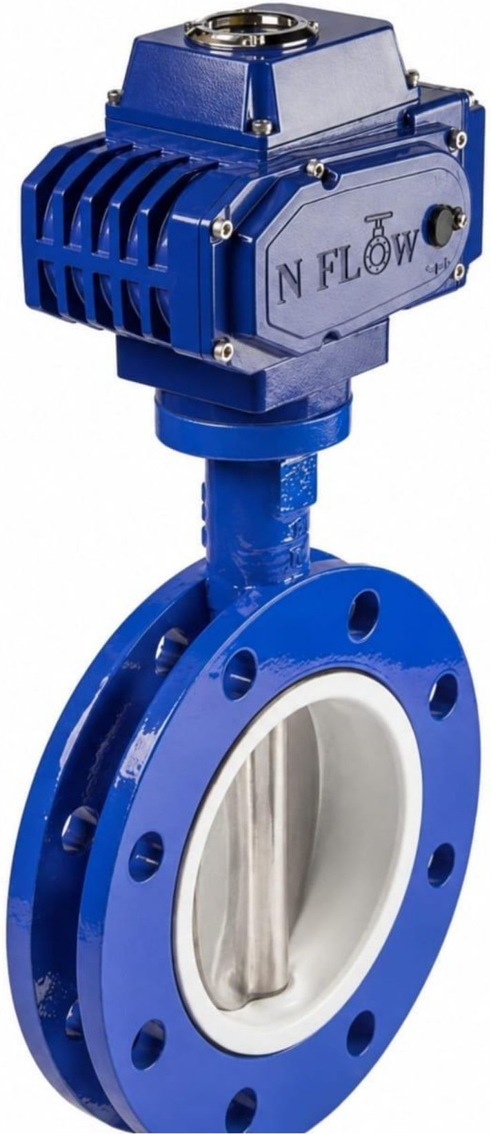 Double Flange Butterfly Valve with Actuator