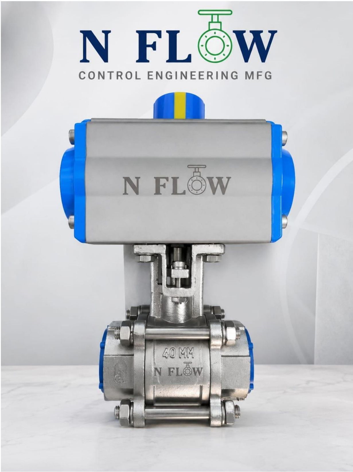 Pneumatic Ball Valve (SS 304)