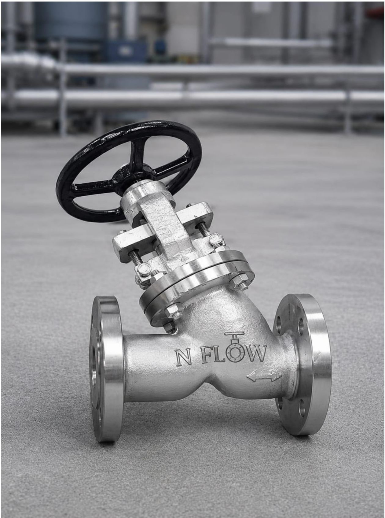 Stainless Steel Y-Pattern Globe Valve